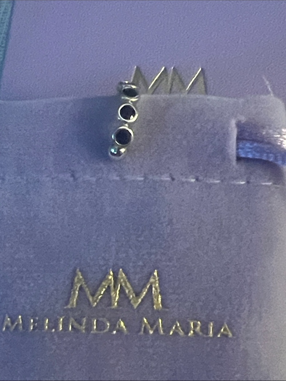 Melinda Maria Black Baroness Ear Cuff - NEW